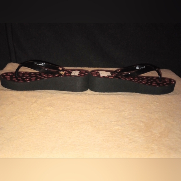 Kate Spade New York Poppy Flower wedge sandals women Size 9 - Picture 4 of 10